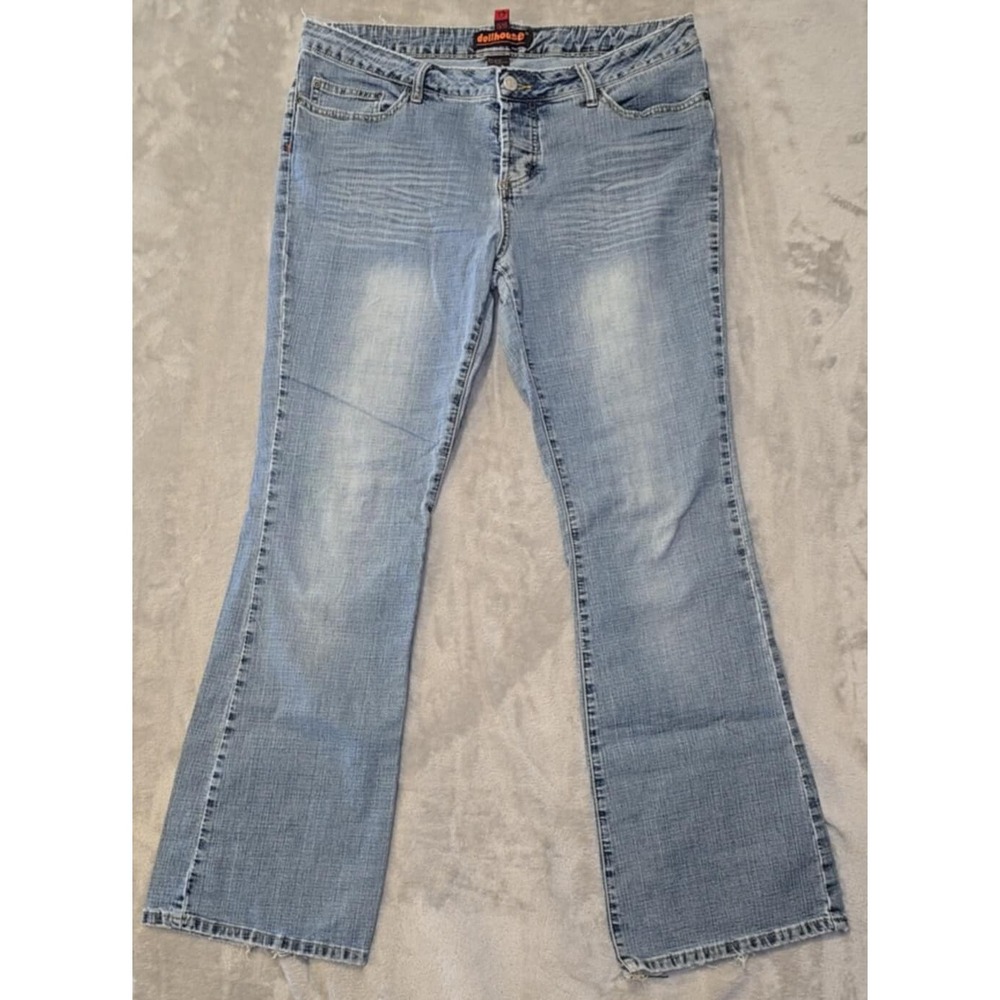 Dollhouse Bootcut Jeans Juniors 15/16 Button Fly Comfort Stretch Western Cowgirl